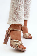  Heel sandals model 198398 Step in style 