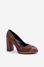  Block heel pumps model 201728 Step in style 