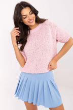  Short sleeve sweater model 206942 Italy Moda 