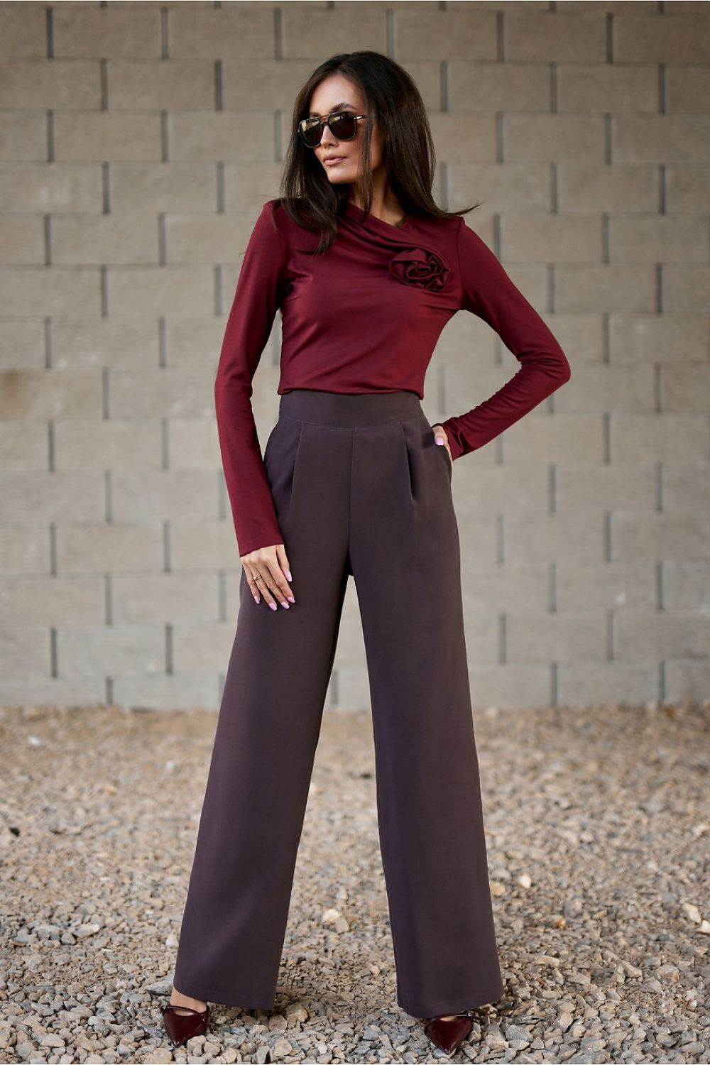  Women trousers model 216487 Roco Fashion 