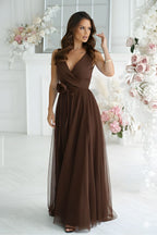  Long dress model 220087 Bicotone 