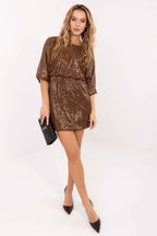  Short dress model 221074 Italy Moda 