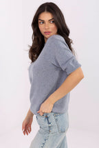  Short sleeve sweater model 221594 Italy Moda 