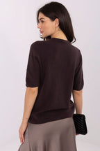  Short sleeve sweater model 221596 Italy Moda 