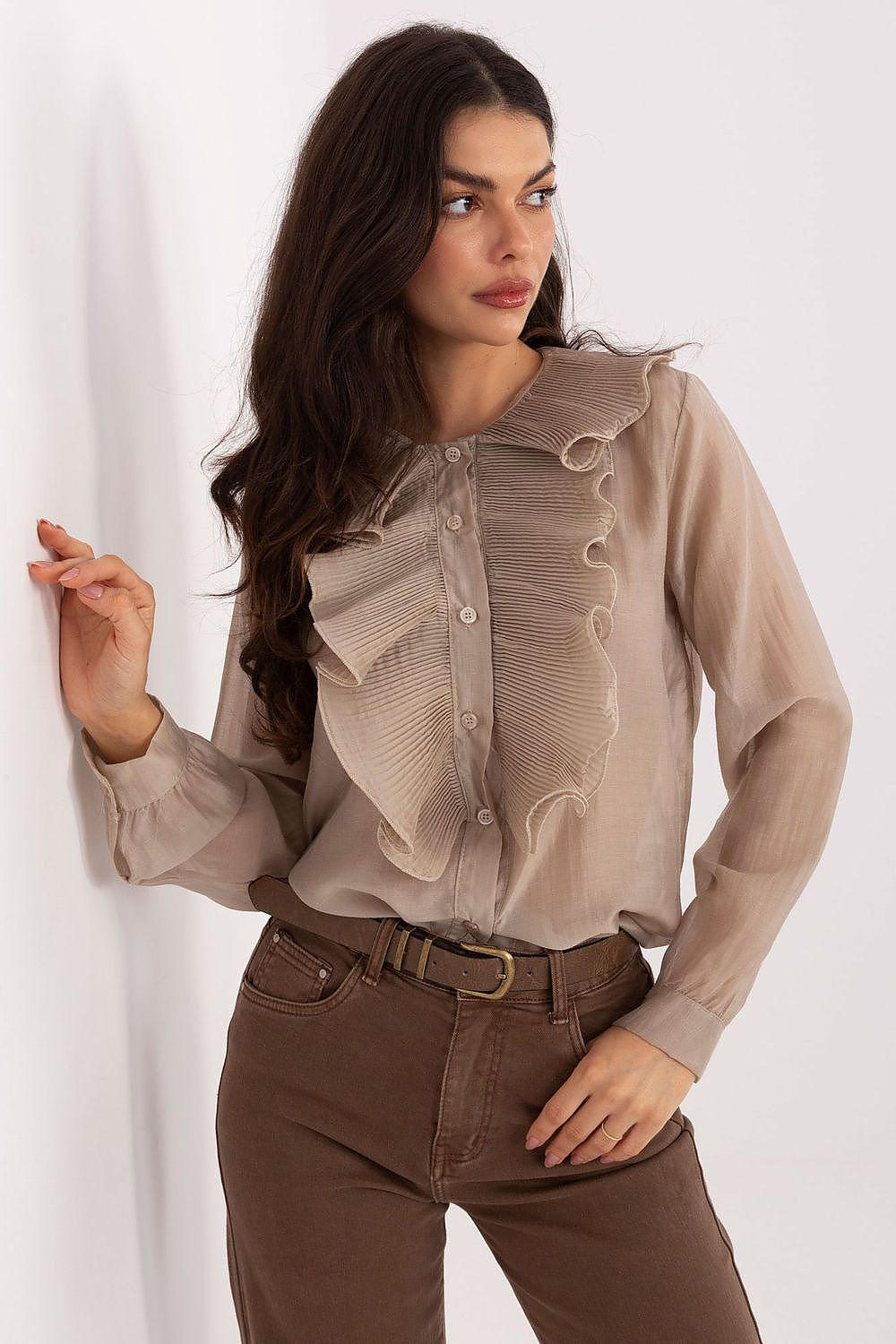  Long sleeve shirt model 221873 Factory Price 