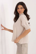  Short sleeve sweater model 222445 Italy Moda 