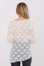  Lace blouse model 222814 Factory Price 