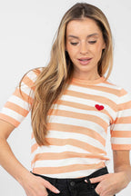  Short sleeve sweater model 224321 Factory Price 