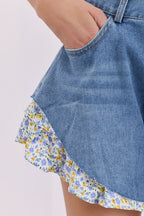  Denim shorts model 228032 Factory Price 
