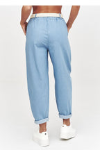  Women trousers model 228293 Makadamia 