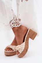  Heeled sandals model 228984 Step in style 