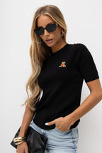  Short sleeve sweater model 230896 Italy Moda 