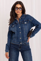  Denim jacket model 231366 Italy Moda 