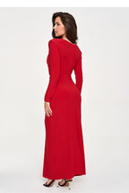  Long dress model 232508 Makadamia 
