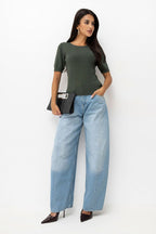  Short sleeve sweater model 232581 Factory Price 