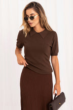  Short sleeve sweater model 232586 Factory Price 