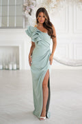  Long dress model 232802 Bicotone 