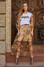  Blouse model 145602 Makadamia 