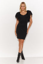  Evening dress model 185222 Makadamia 